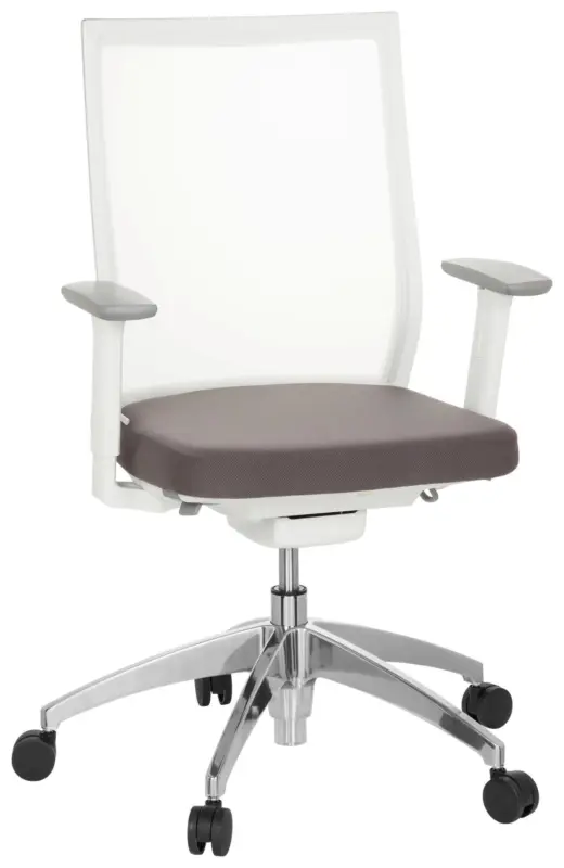 Drehstuhl Aspen White Grau/Wei&szlig;