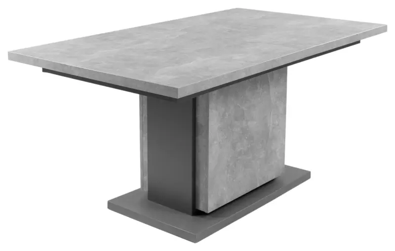 Esstisch ausziehbar Britta 160-215x90 cm Grau