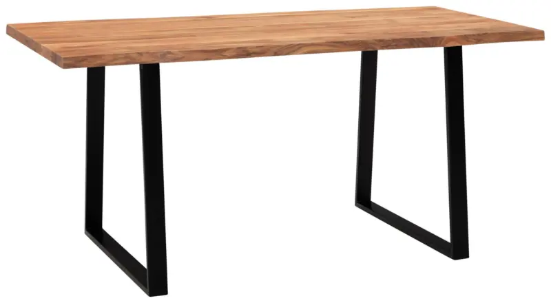 Schreibtisch WL7 .261 Akaziefarben/Schwarz