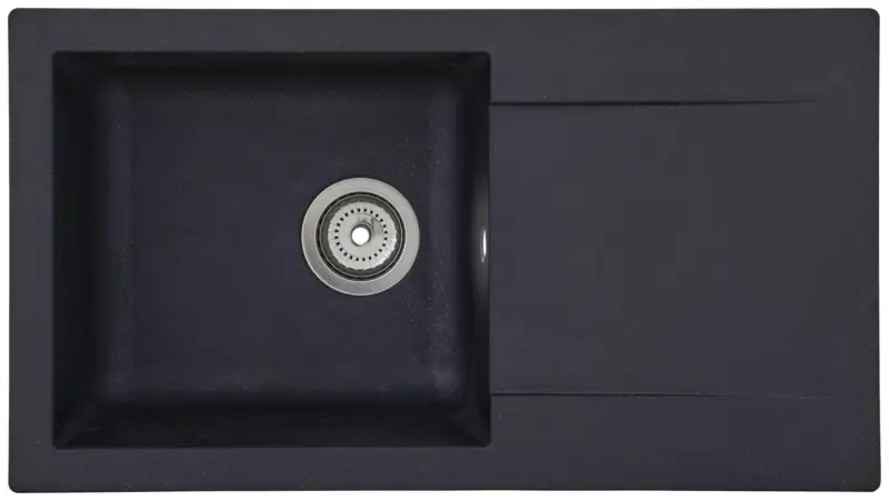 Einbausp&uuml;le Denver ca. 78x17x43,5 cm Schwarz