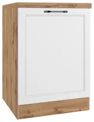 K&uuml;chenunterschrank Meran ca. 60x86x60 cm Wei&szlig;/Eiche