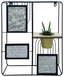 Bilderrahmen Leon Gr&uuml;n/Schwarz/Gold