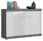 m&ouml;max Dornbirn - Ihr Trendm&ouml;belhaus in Dornbirn Kommode Scout ca. 120x85 cm Wei&szlig;/Grau