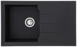 Sp&uuml;le Alineo ca. 81x21x50 cm Schwarz