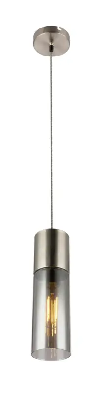 H&auml;ngeleuchte 21000HN in Nickelfarben max. 25 Watt