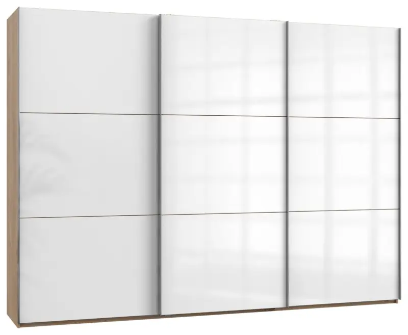 Schwebet&uuml;renschrank Level 36D ca. 300x216x65 cm Wei&szlig;