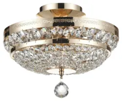 Kronleuchte Ottilia Goldfarben max. 60 Watt