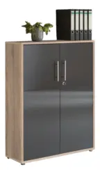 Aktenschrank Office Edition Sonoma Eiche/Anthrazit