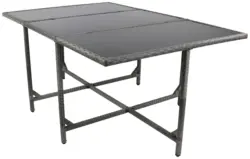 Gartentisch Raloso ca. 170x110x72 cm Grau