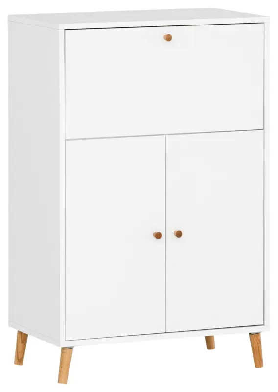 Sekret&auml;r Serie 500 Wei&szlig; ca. 65,2x101,7x39cm