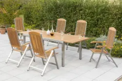Gartentisch Keros Akazie ausziehbar ca. 240x100x74cm