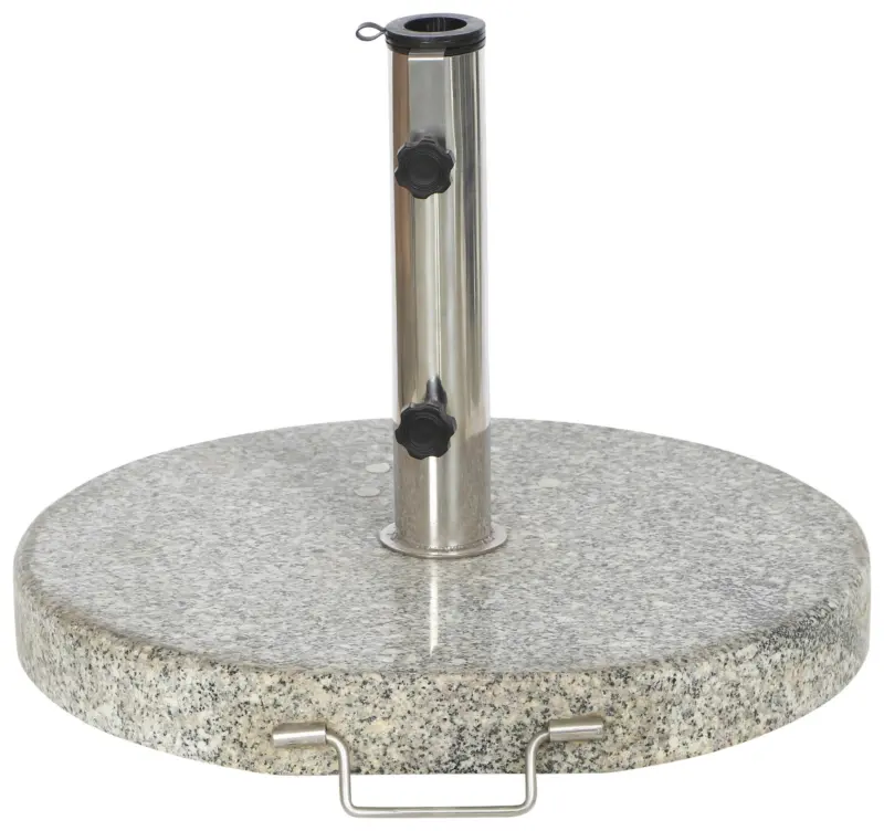 Schirmst&auml;nder Metall/Granit f&uuml;r &Oslash; 4,8 cm