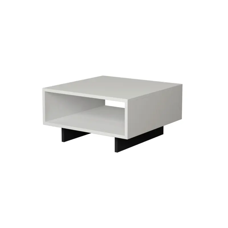 Couchtisch Hola ca. 60x32x60 cm Wei&szlig;/Anthr.