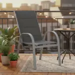 m&ouml;max Dornbirn - Ihr Trendm&ouml;belhaus in Dornbirn Stapelsessel Amalfi ca. 59x107 cm Alu Grau