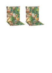 Niedriglehner Auflagen Texas 2er-Set ca. 98x46 cm Dschungel