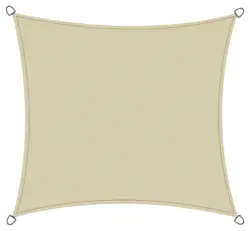 Gartensonnensegel Solino ca. 360x360 cm Ecru