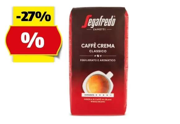 SEGAFREDO ZANETTI Caffe Crema, 1 kg