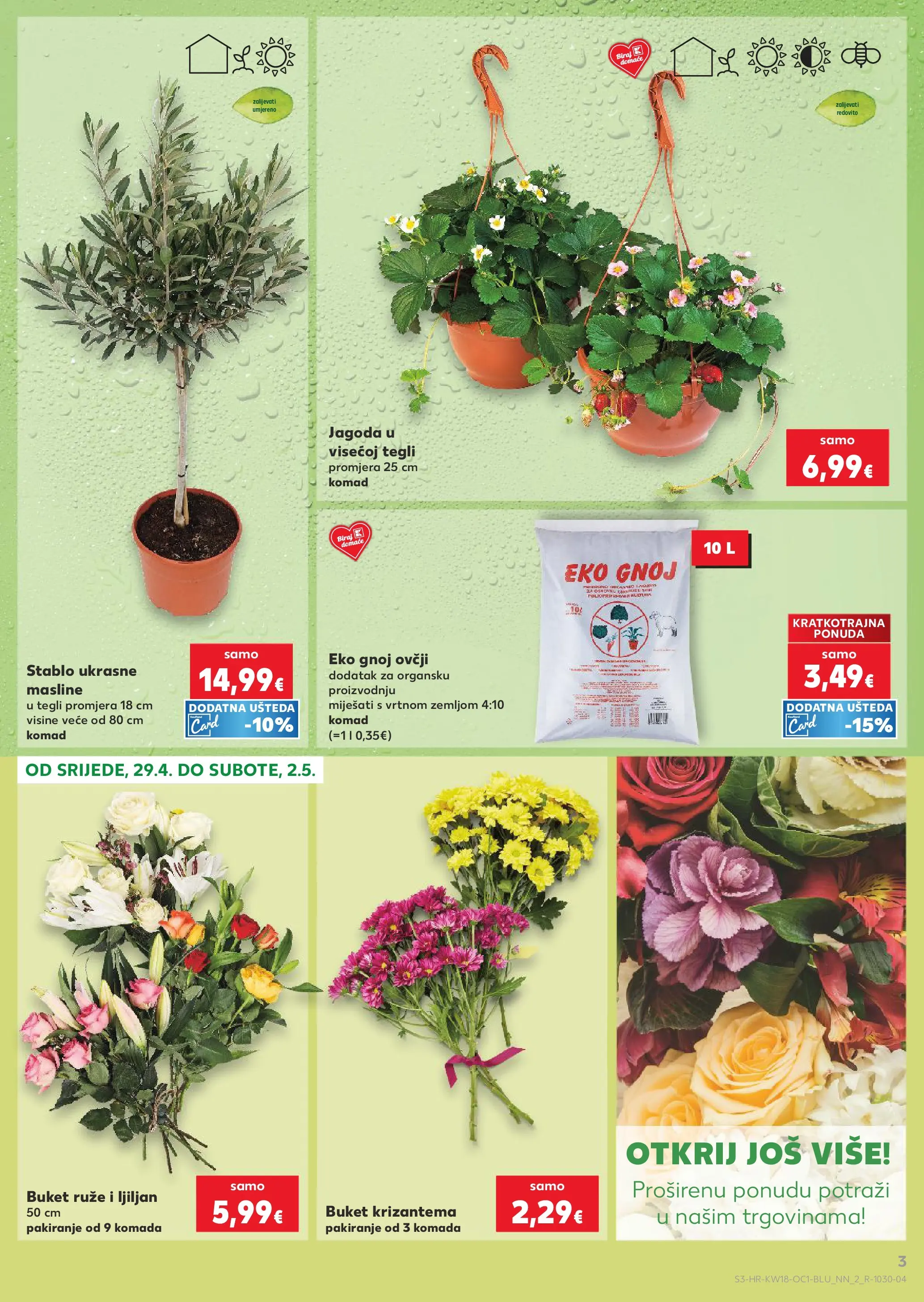 Kaufland - Kaufland katalog do 05.05.2026 novi od 28.04.2026 na listanje > letak digitalni | Stranica: 3 | Proizvodi: Masline