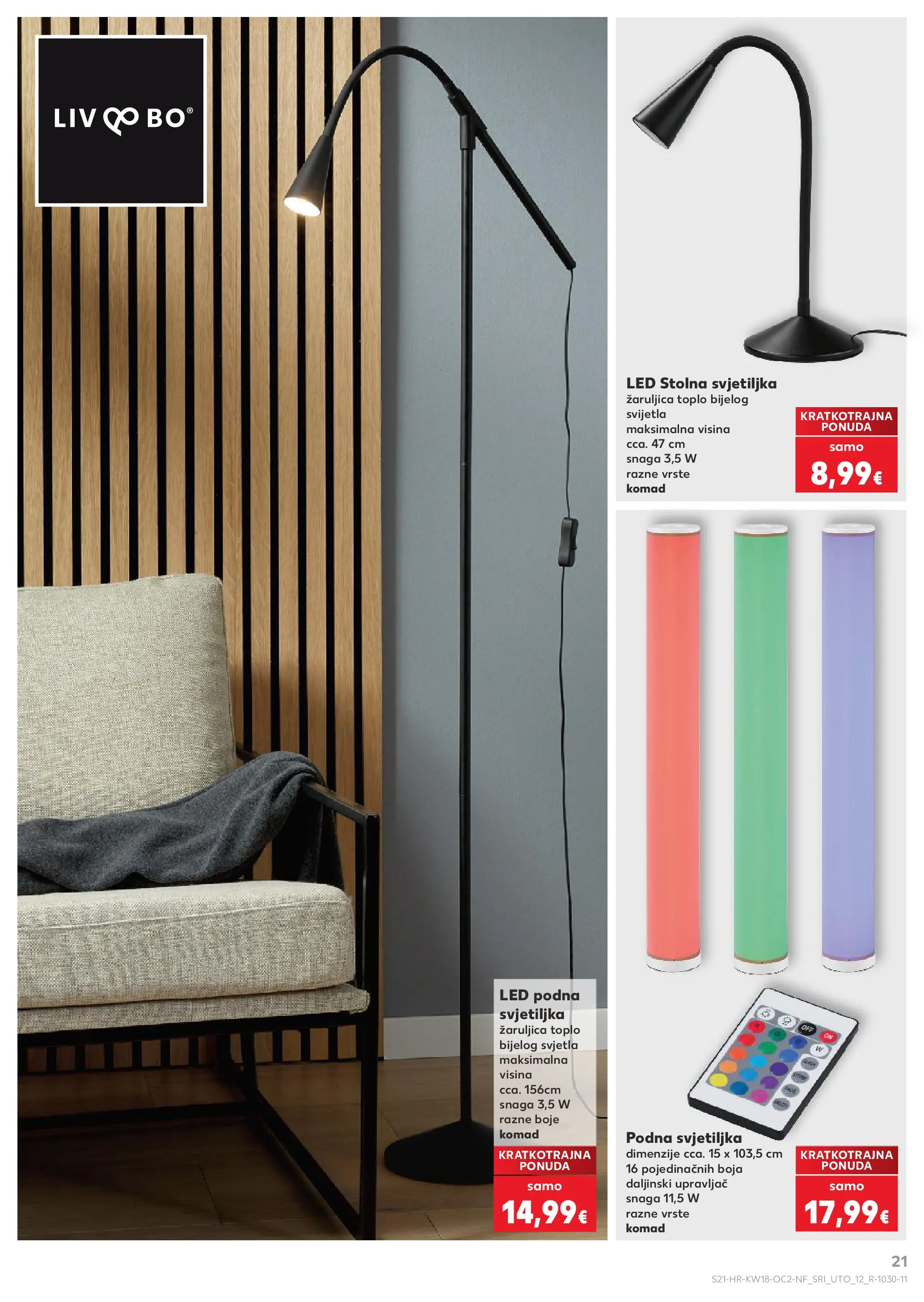 Kaufland - Kaufland katalog do 05.05.2026 novi od 28.04.2026 na listanje > letak digitalni | Stranica: 21 | Proizvodi: Svjetiljka