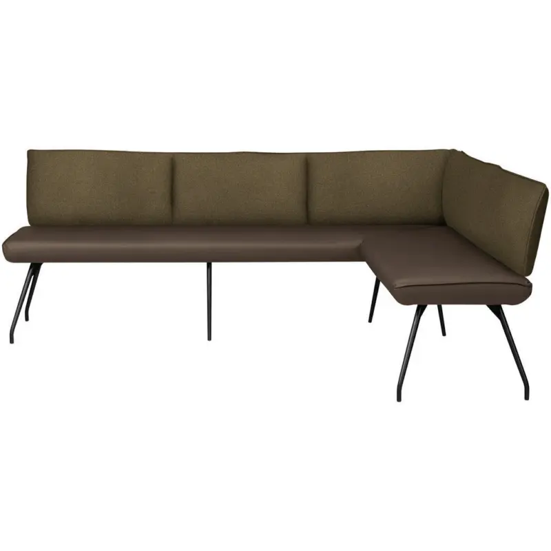 Eckbank 205/155 cm in Braun