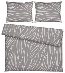 Bettw&auml;sche Juliane XXL Grau ca. 200x220cm