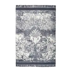 Flachwebeteppich 200/290 cm Dolce Vita 125 Grau, Wei&szlig;