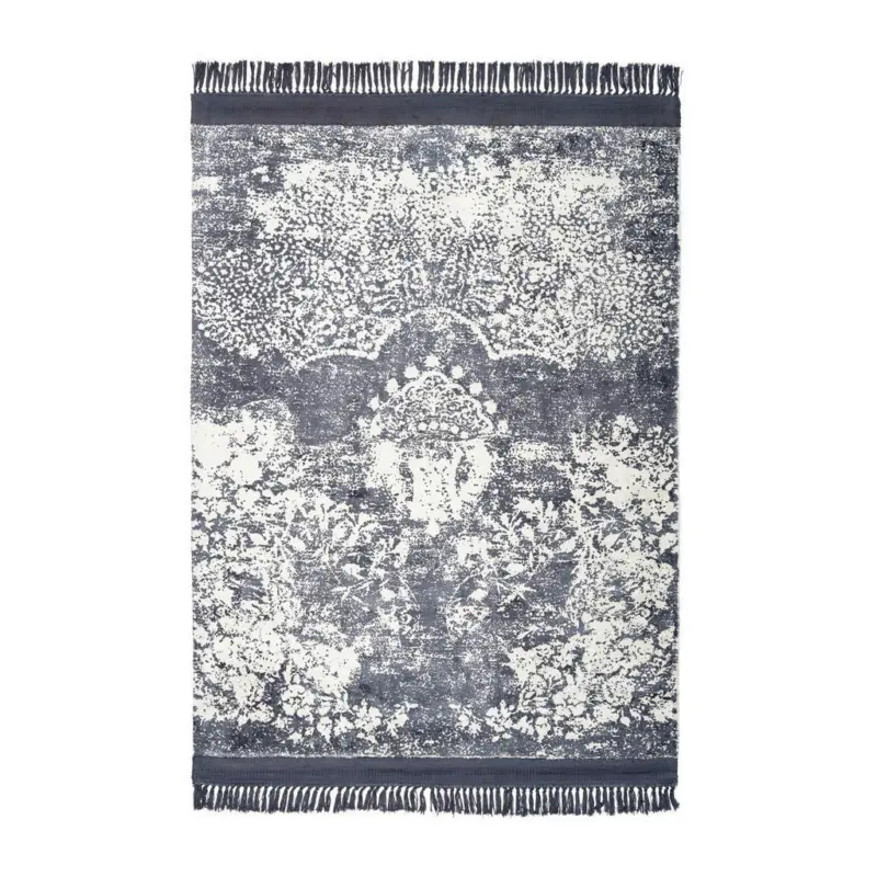 Flachwebeteppich 200/290 cm Dolce Vita 125 Grau, Wei&szlig;