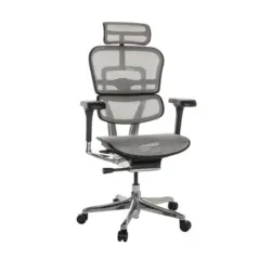 Drehstuhl Ergohuman Hellgrau ca. 69x119-144x65cm