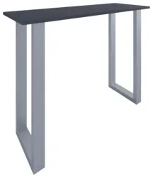 Bartisch XONA Silber/ Anthrazit ca.140x102x50cm