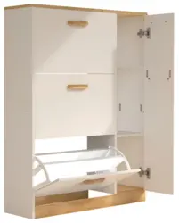 Schuhschrank HALOM L Wei&szlig; ca. 80x105x24 cm