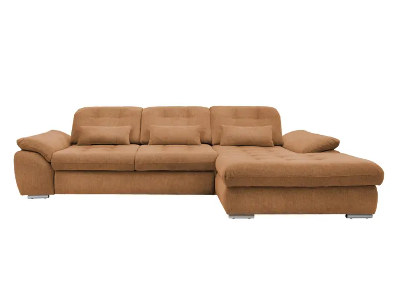 Ecksofa Rigatti mit Bettkasten ca. 314x184 cm Currygelb