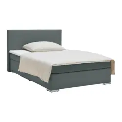 Boxspringbett Mira 2 Graphitfarben ca. 140x200cm