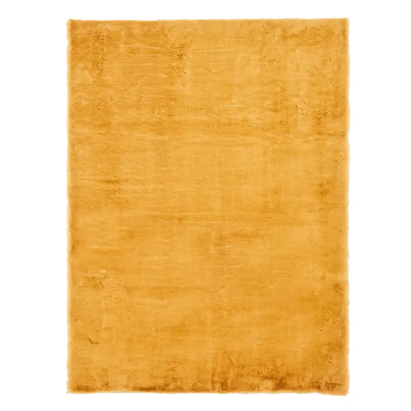 Kunstfell Caroline in Currygelb ca. 160x220cm