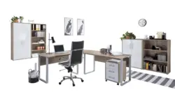 B&uuml;ro Office Edition Set 1 Sonoma Eiche/Wei&szlig;