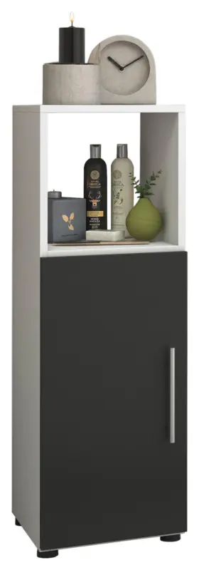 Midischrank Flandu Schwarz/Wei&szlig;