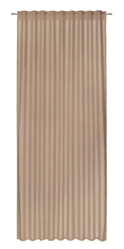 Fertigvorhang Jonna Taupe ca. 135x245cm
