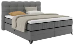 Boxspringbett Carmen C Dunkelgrau ca. 160x200cm
