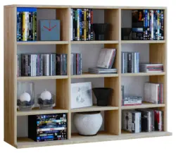 Standregal in Eichefarbe Megosa Mini