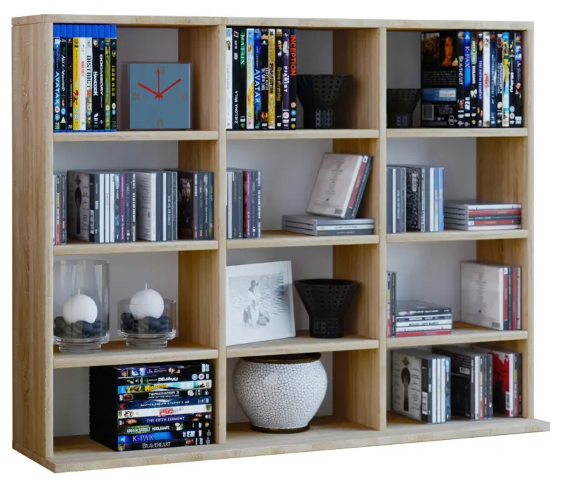 Standregal in Eichefarbe Megosa Mini