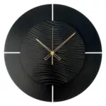 m&ouml;max Dornbirn - Ihr Trendm&ouml;belhaus in Dornbirn Wanduhr Schwarz/Goldfarben &Oslash; ca. 57cm