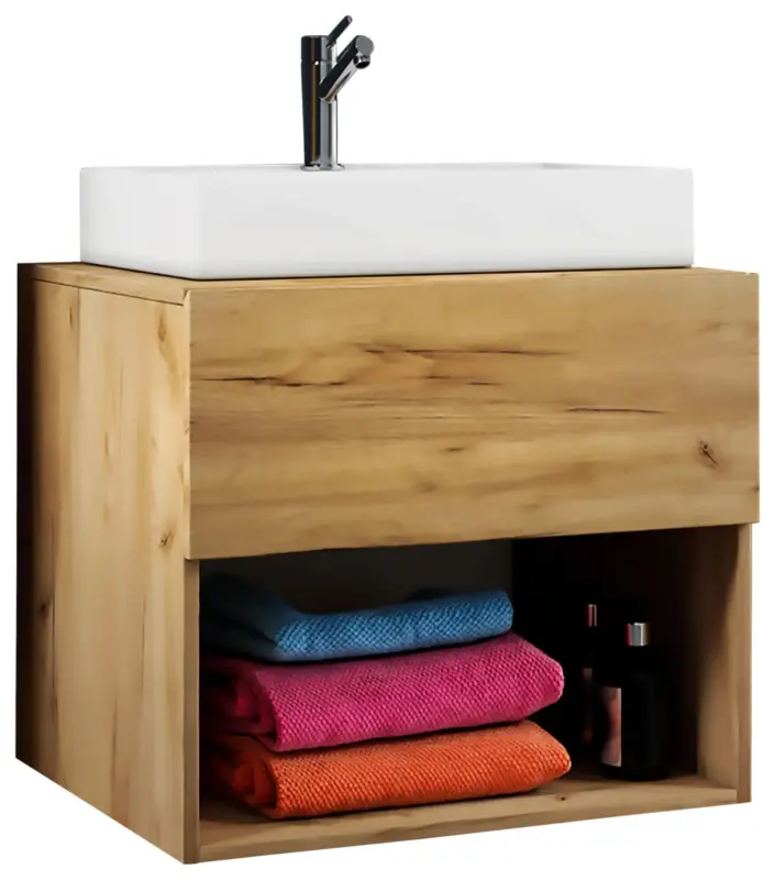 Waschtischkombi Lendas 2-tlg. ca. 60 cm Honigeiche