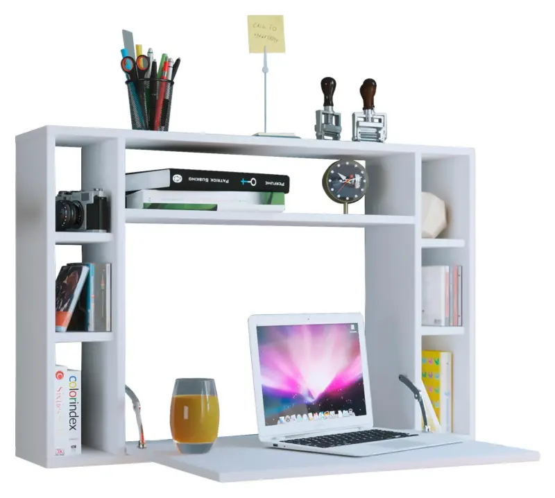 Laptoptisch Wandila Wei&szlig; ca. 90x20x60cm