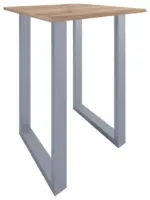 m&ouml;max Dornbirn - Ihr Trendm&ouml;belhaus in Dornbirn Bartisch XONA Silber/ Honigeiche ca.80x102x80cm