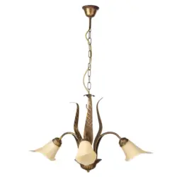 Kronleuchter Alga Bronzefarben max. 22 Watt