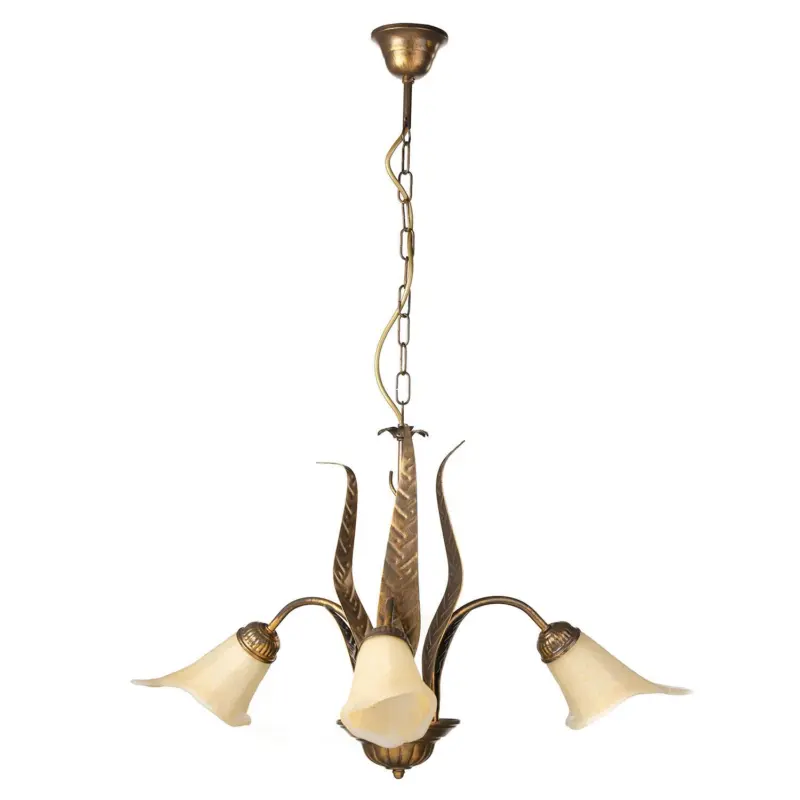 Kronleuchter Alga Bronzefarben max. 22 Watt