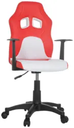 Jugenddrehstuhl Teen Game Al ca.54x105x48cm Rot,Wei&szlig;