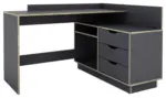 m&ouml;max Dornbirn - Ihr Trendm&ouml;belhaus in Dornbirn Eckschreibtisch Belfast Anthrazit/Eichefarben
