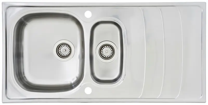 Einbausp&uuml;le Miami ca. 100x19x50 cm Edelstahl