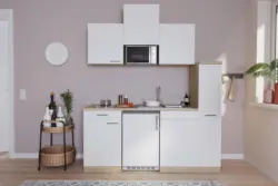 Minik&uuml;che Luis mit Ger&auml;ten ca. 180 cm Wei&szlig;