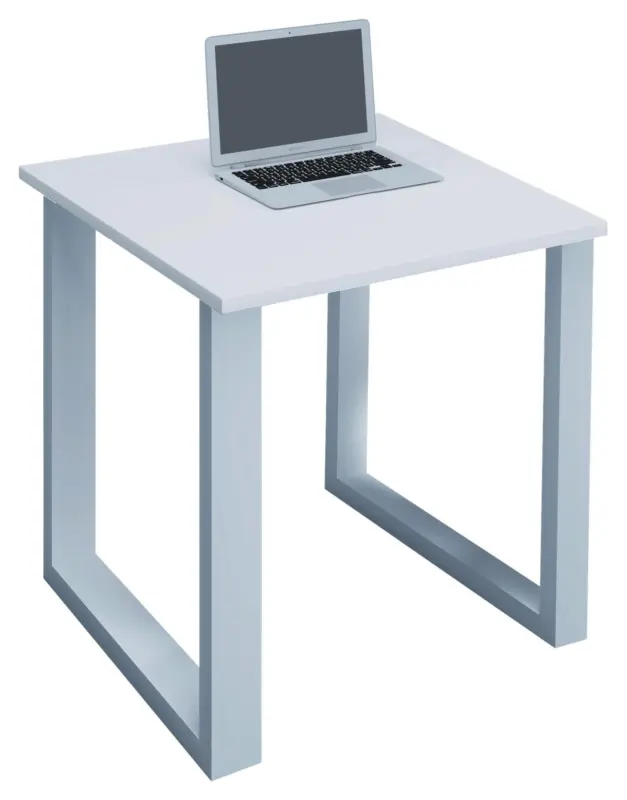 Schreibtisch Lona Wei&szlig; ca. 80x80x76cm
